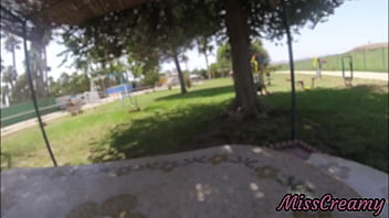 Real Flash – Naked In The Public Park I Touch My Stepfather&#039_s Cock While Strangers Watch Us