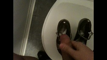 Cum On My Coworker Heels In Toilets 02