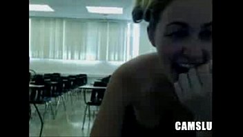 OH No My Cute Sexy Girl Masturbating In A Classroom Gets Caught By Camery